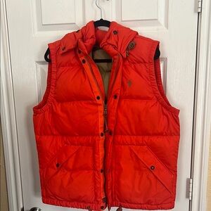 Polo by Ralph Lauren Red Puffer Vest